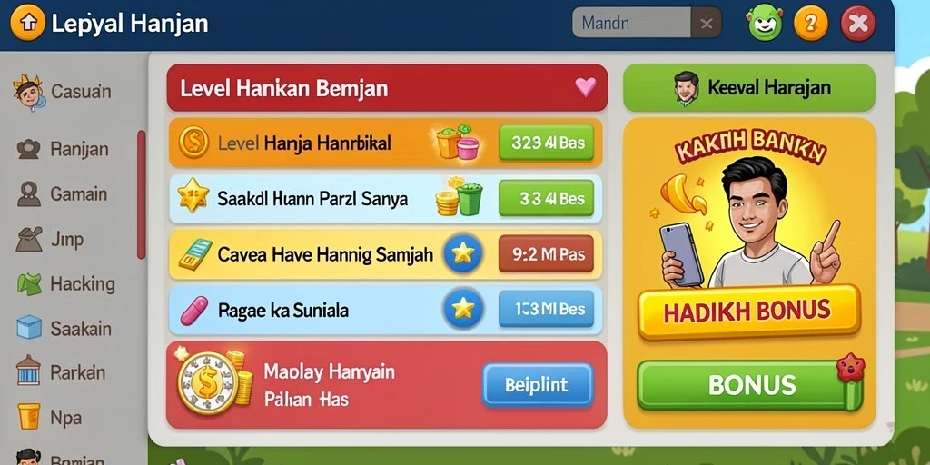 Tampilan antarmuka yang intuitif dan menarik.