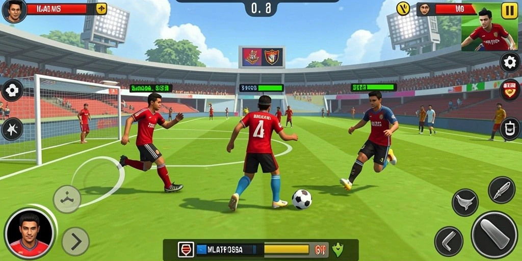 Tampilan awal yang menarik dengan grafis menawan.
