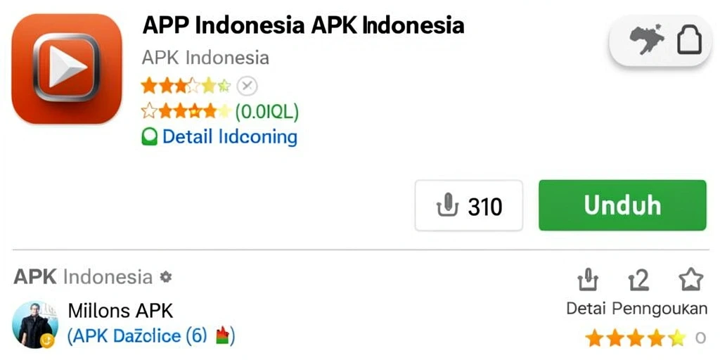 Tampilan antarmuka aplikasi yang menarik.