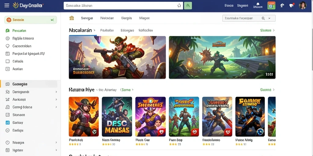 Gambar menampilkan gameplay yang seru dan menantang.
