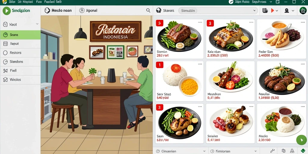 Tampilan awal game yang menarik dan user-friendly.